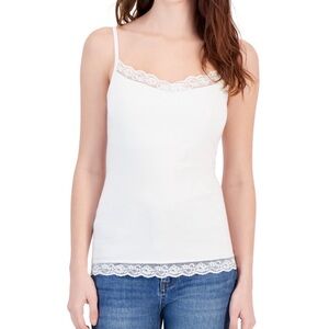 Charter Club
Women's Lace-Trim Shelf-Bra Tank Size L